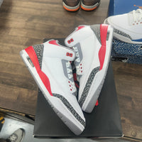 Fire Red Jordan 3 (USED)