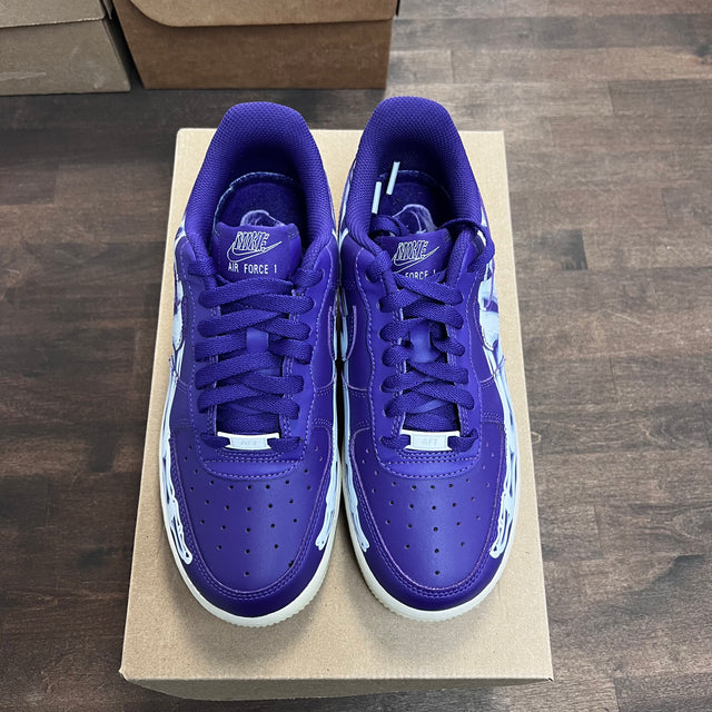 Skeleton Purple Air Force 1 (USED,No Box)