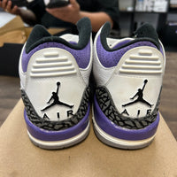 Dark Iris Jordan 3 (GS) (USED, No Box)
