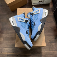 University Blue Jordan 4 Retro (GS) (Used, No Box)