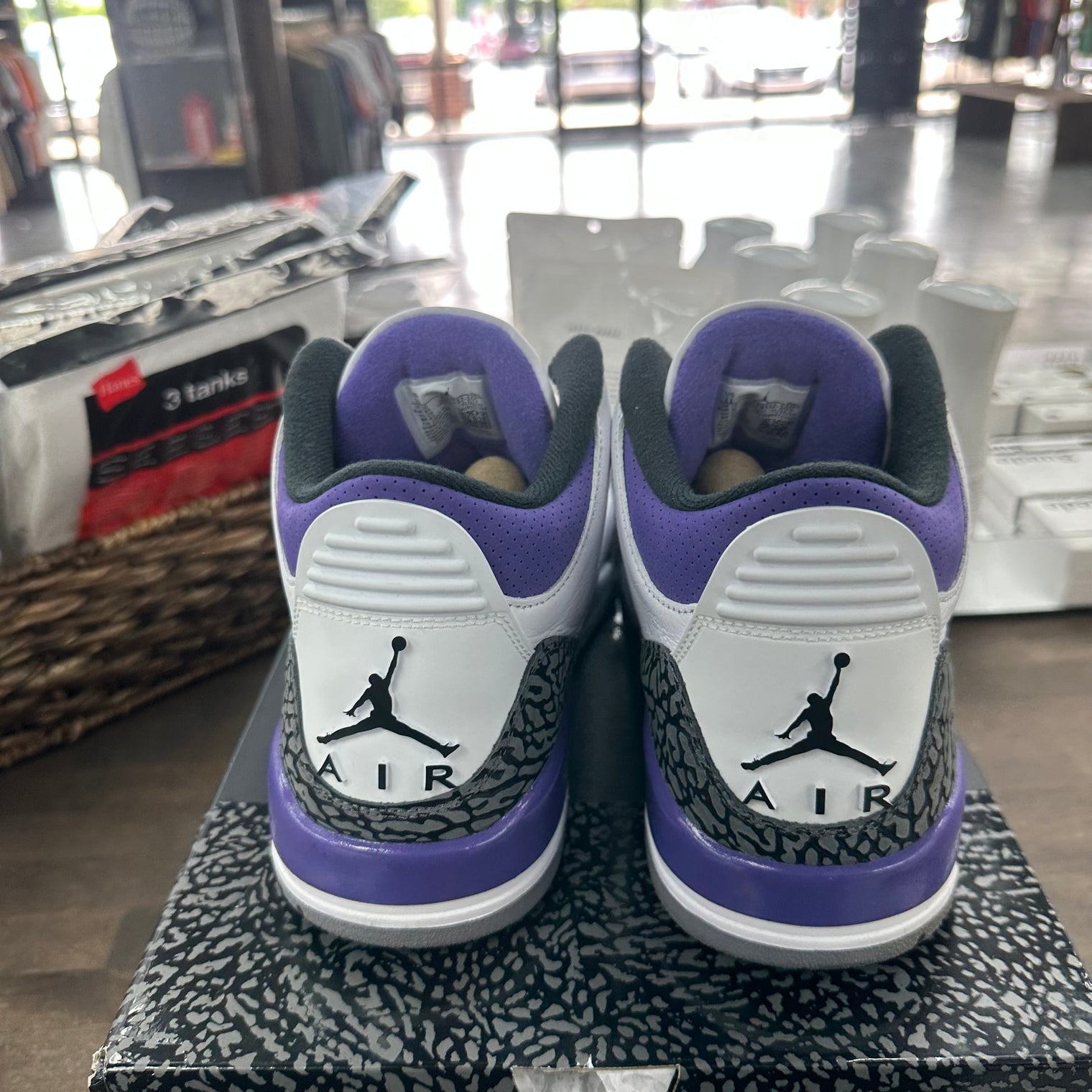 Dark Iris Jordan 3 Retro (USED)