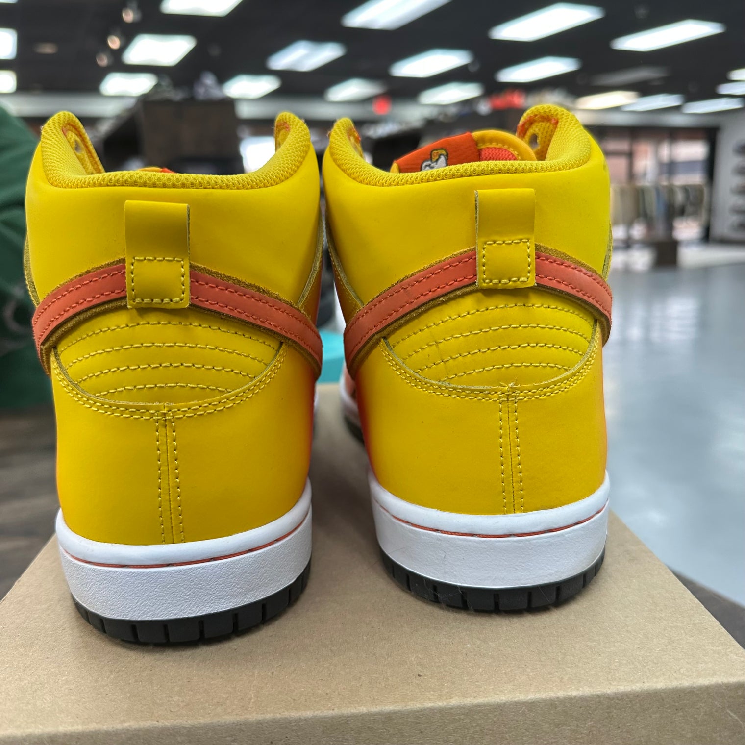 Candy Corn Nike SB Dunk High (USED, No Box)