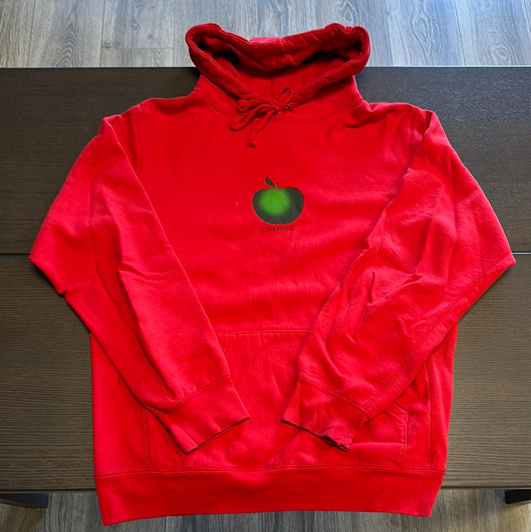 Supreme Apple Hoodie Red (Used)