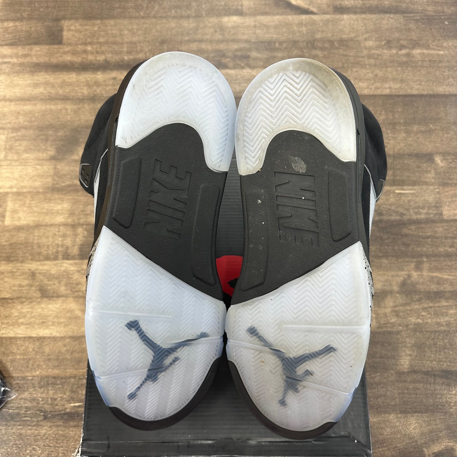 Black Metallic Reimagined Jordan 5 (USED)