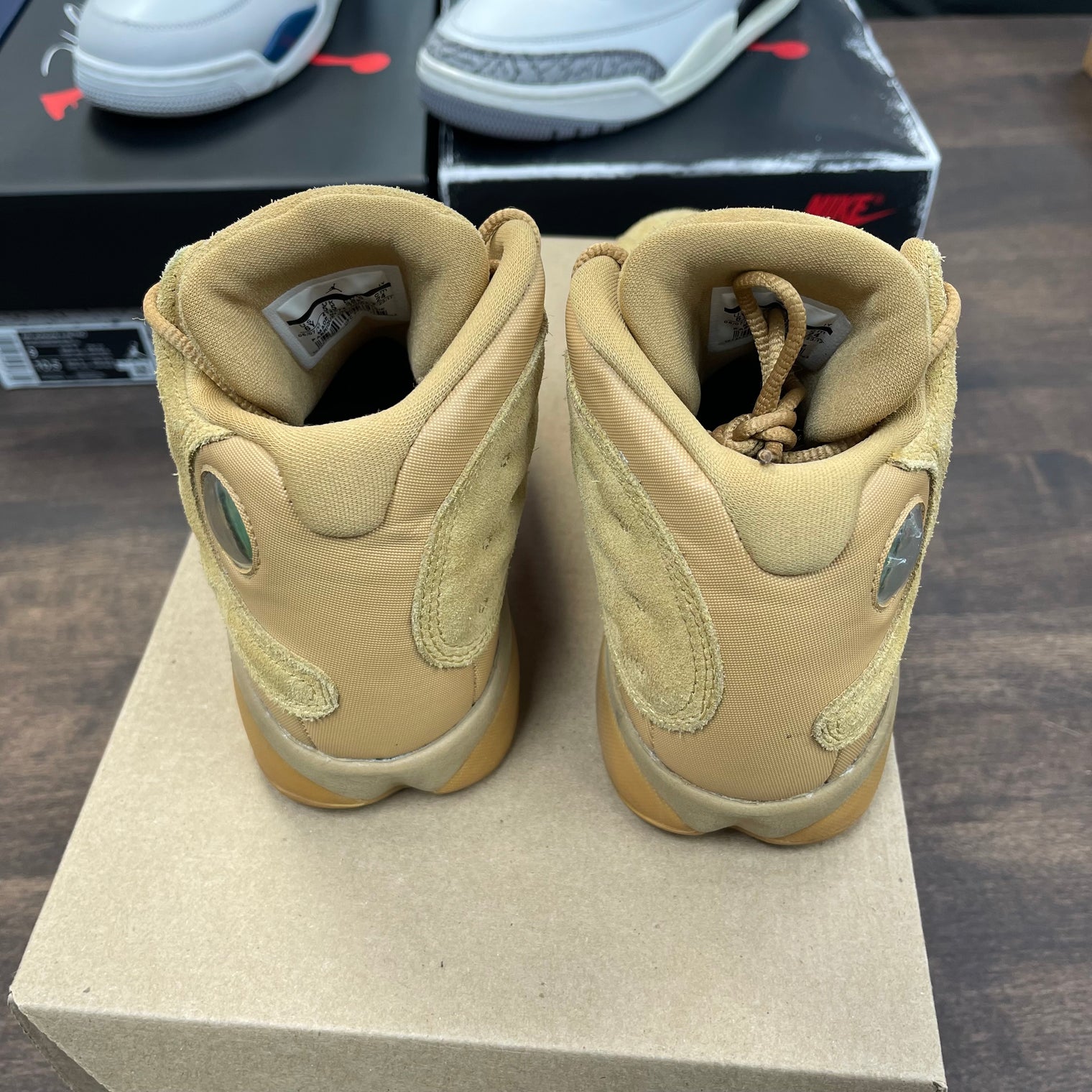 (GS) Wheat Jordan 13 (USED,NO BOX)