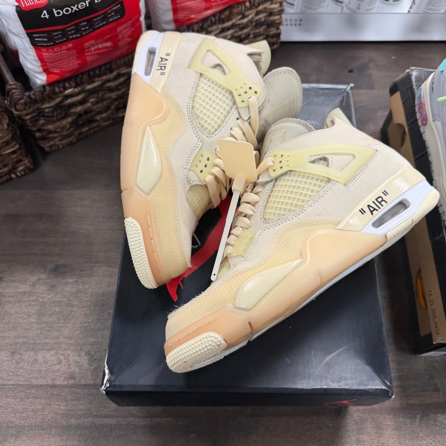 (W) Sail Off-White Jordan 4 SP (USED)