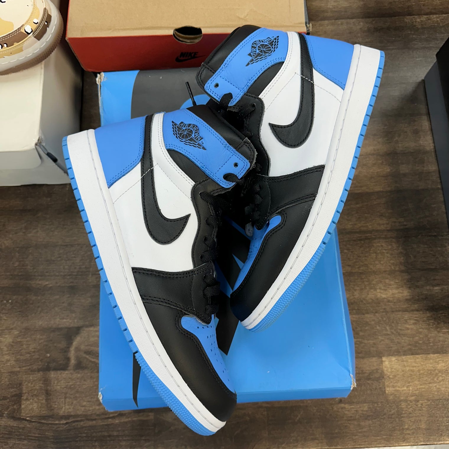 UNC Toe Jordan 1 High (USED)