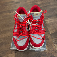 University Red Off-White Dunk Low (USED)