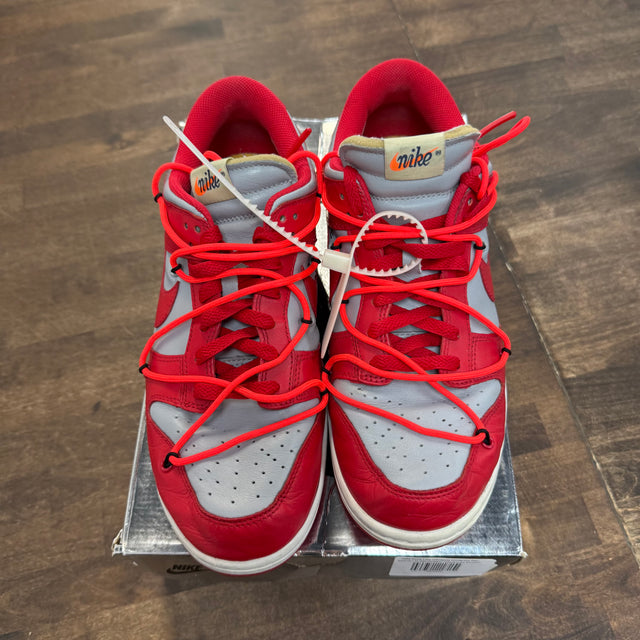 University Red Off-White Dunk Low (USED)