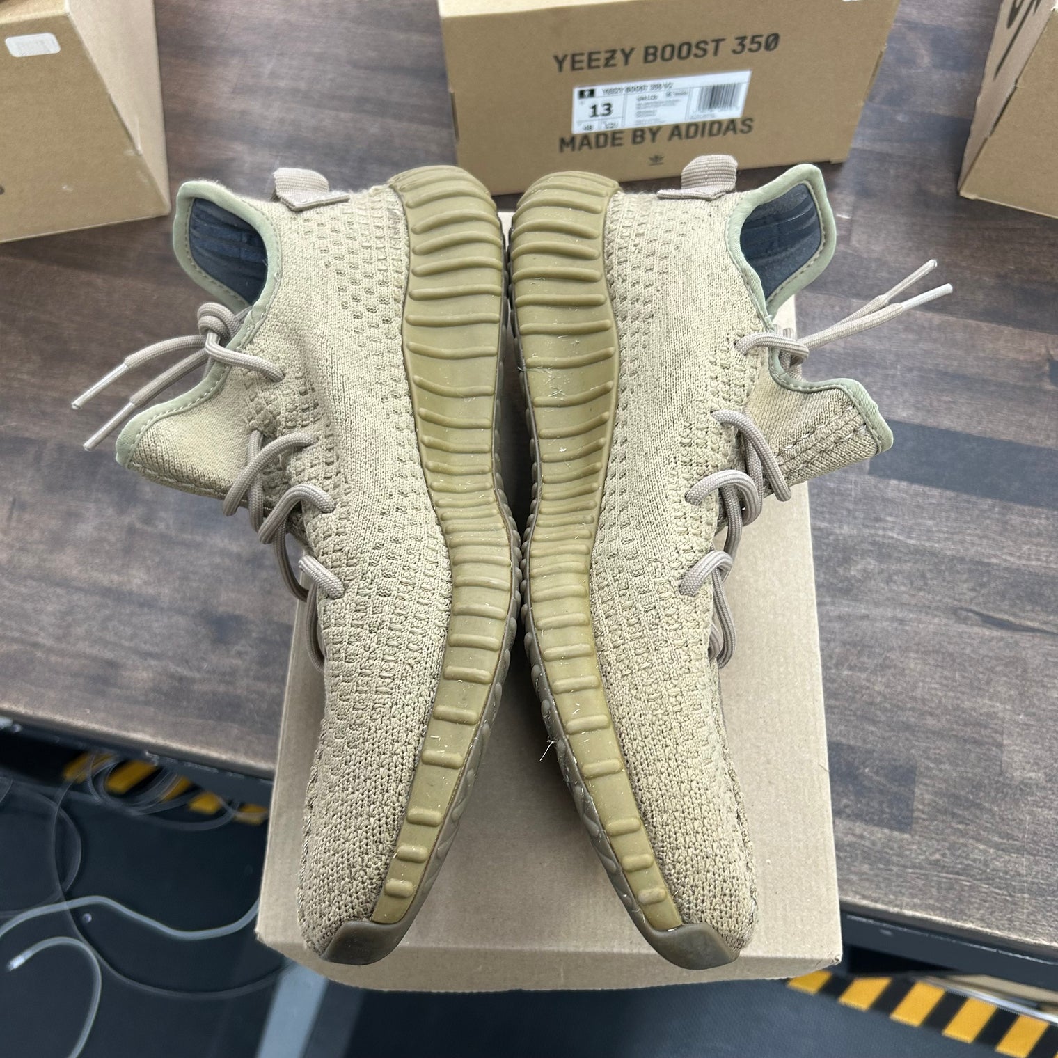 Earth adidas Yeezy 350 (USED, No Insoles, No Box)