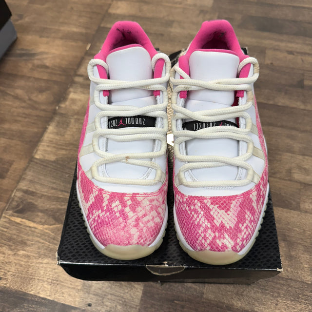 Snakeskin Pink Jordan 11 Low (W) (USED)