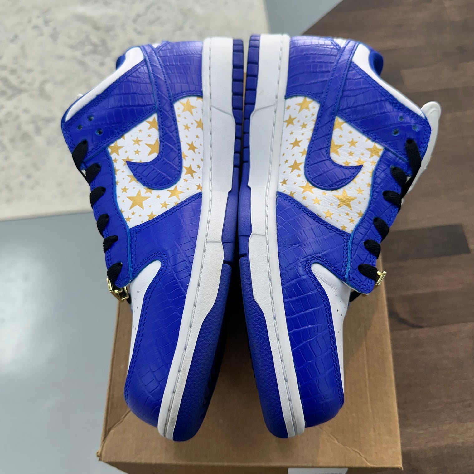 Supreme Stars Hyper Royal SB Dunk Low (USED, No Box)