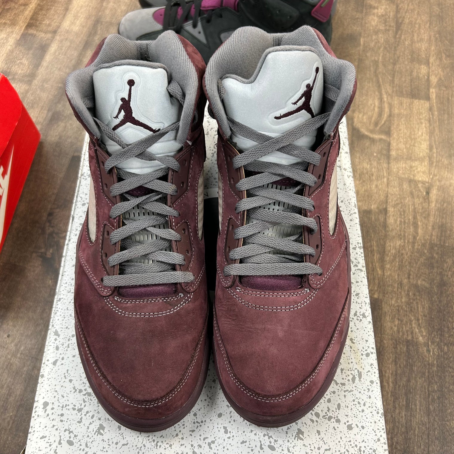 Burgundy Jordan 5 Retro (USED)