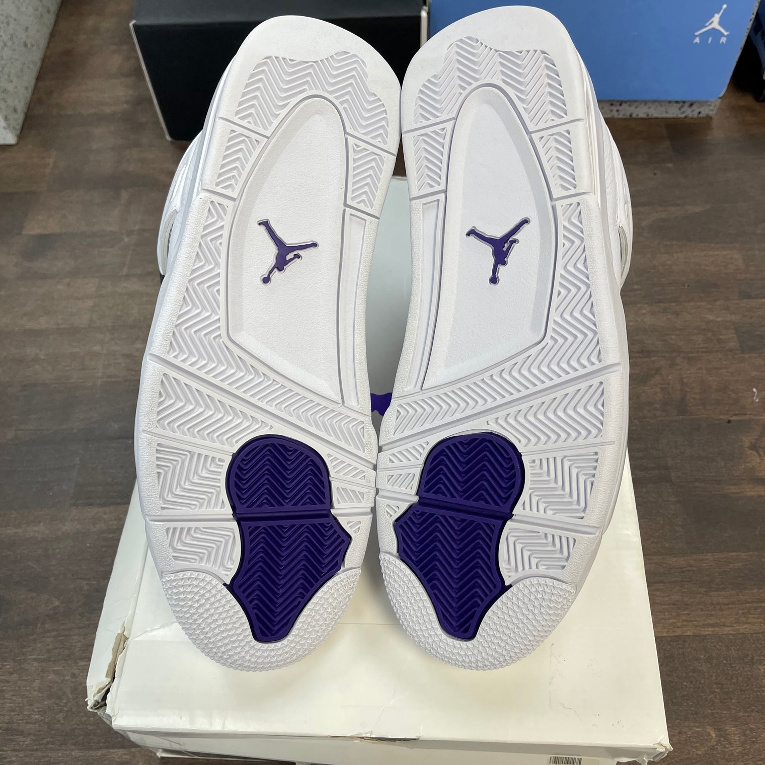 Purple Metallic Jordan 4 (USED)