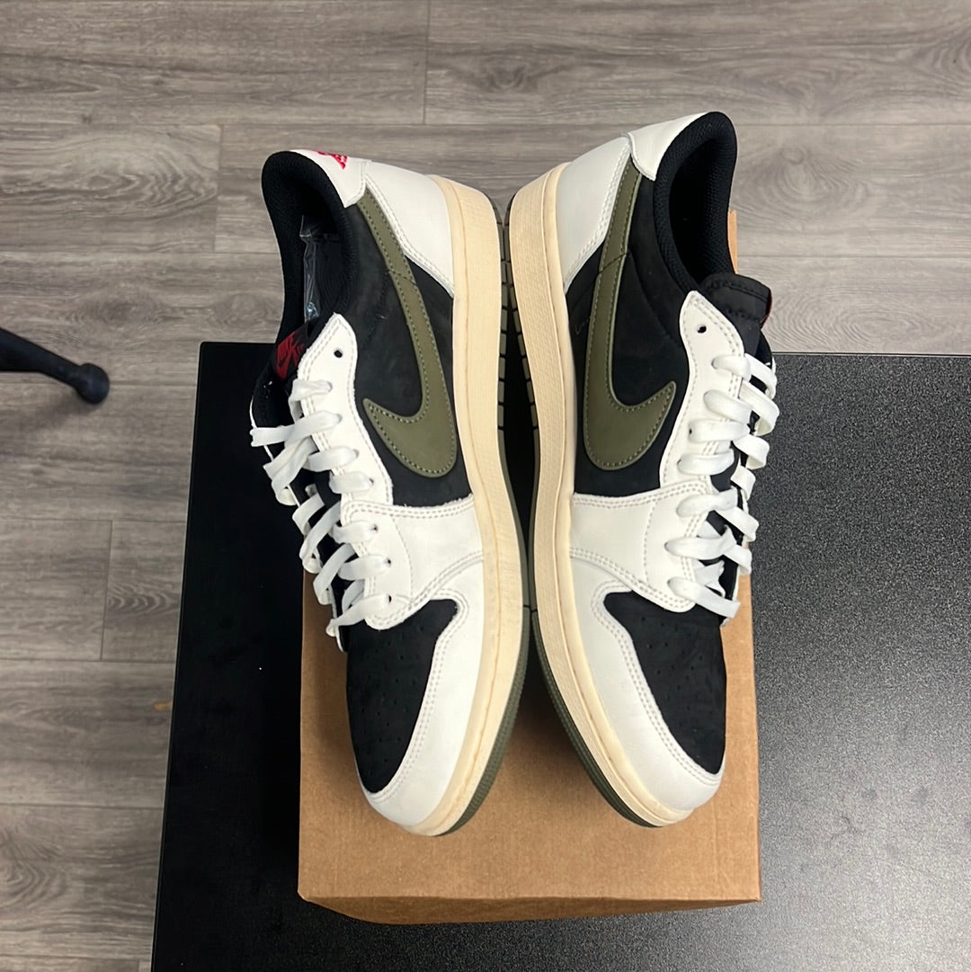 Jordan 1 Retro Low OG SP Travis Scott Olive (USED,no box)