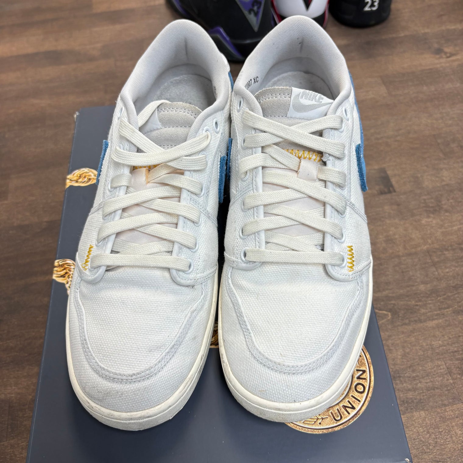 Union White Canvas Jordan 1 Retro AJKO Low SP (USED)