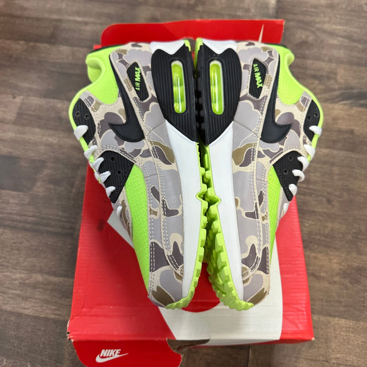 Green Camo Air Max 90 (Lightly Worn)