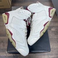 Maroon Jordan 6 (USED)