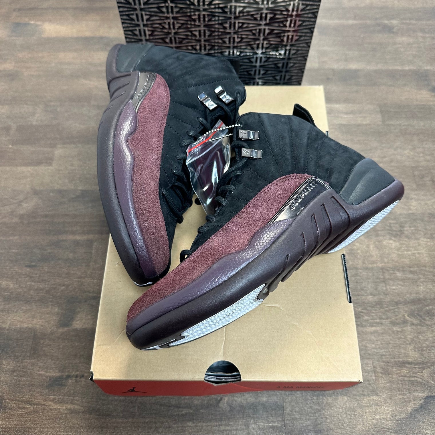 A Ma Maniere Burgundy Jordan 12 Retro (W) (USED)