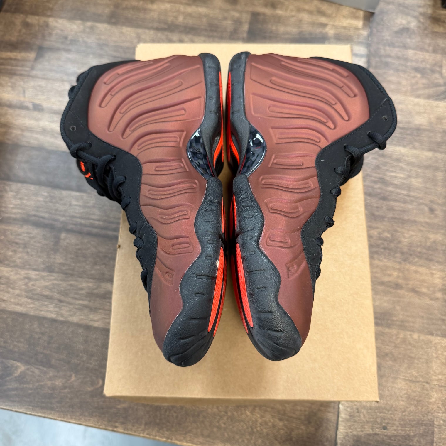 Color Shift Nike Air Foamposite One (GS) (USED, No Box)