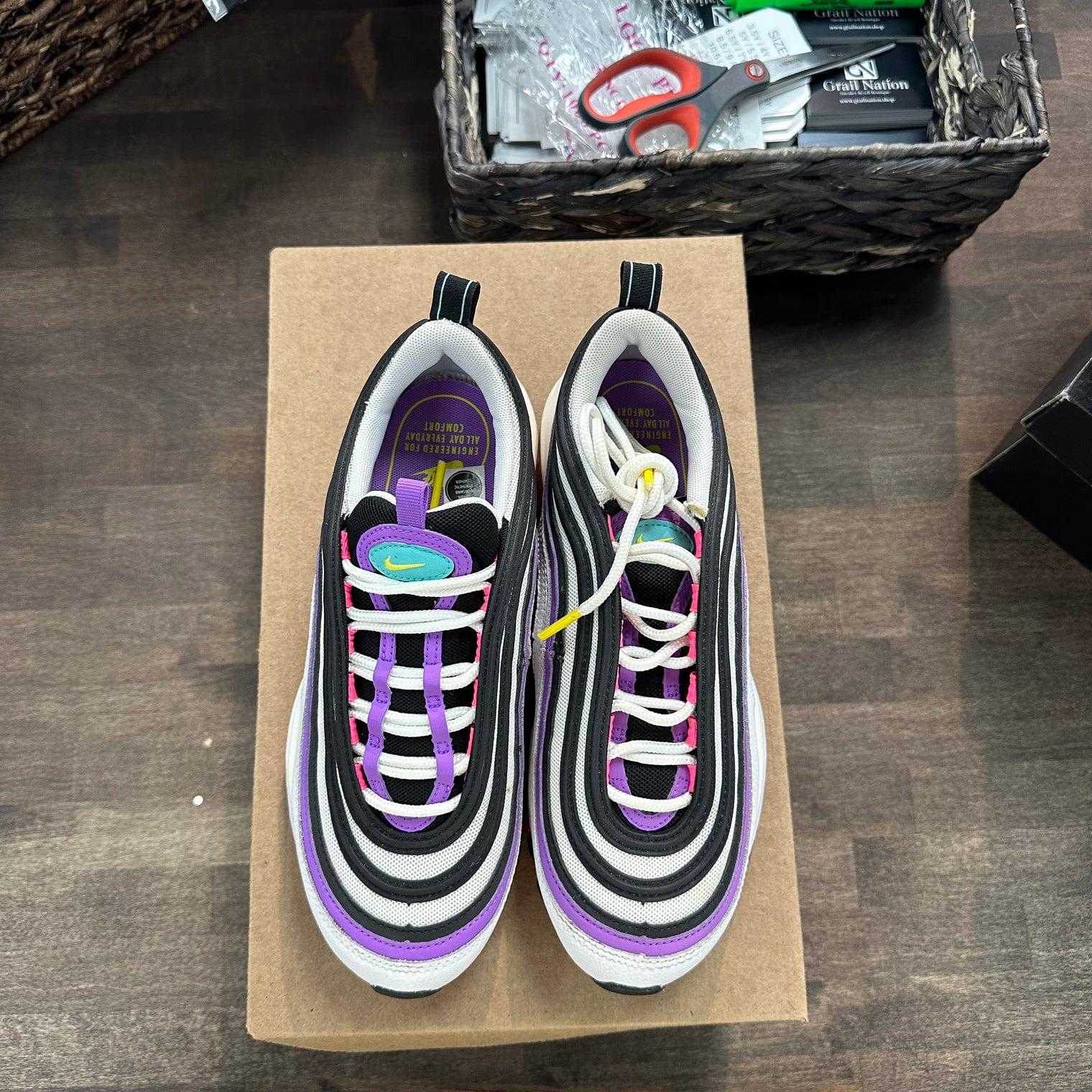 Nike Air Max 97 Bright Violet (US 7W) (USED, No Box)