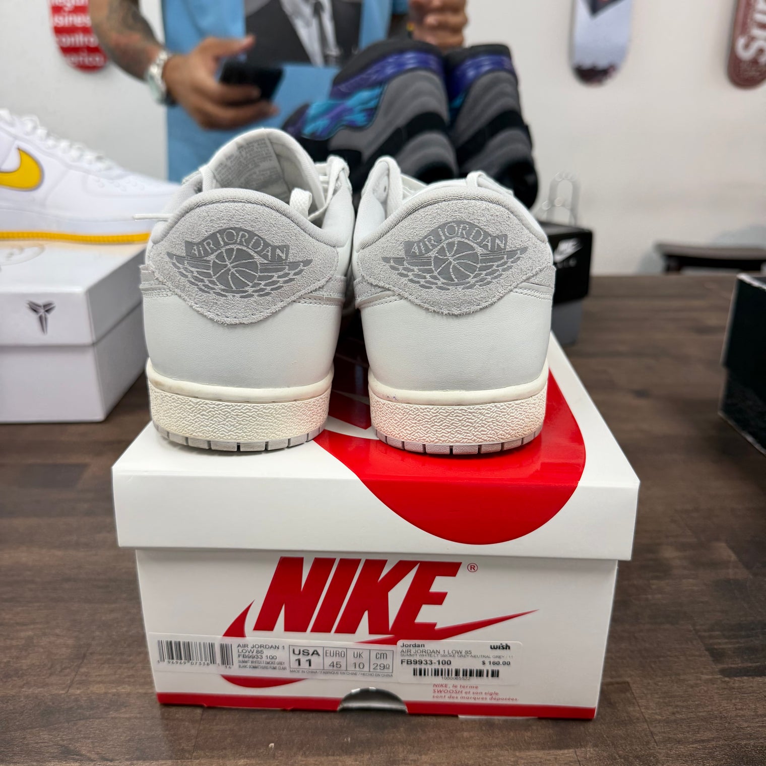 Neutral Grey Jordan 1 Retro Low '85 (USED)