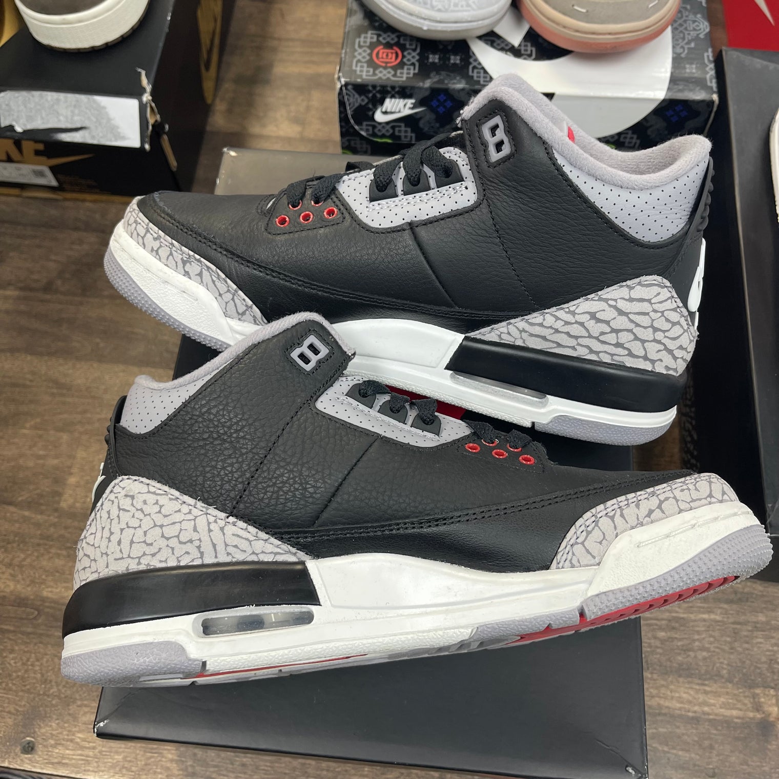 Black Cement Jordan 3 (GS) (USED)