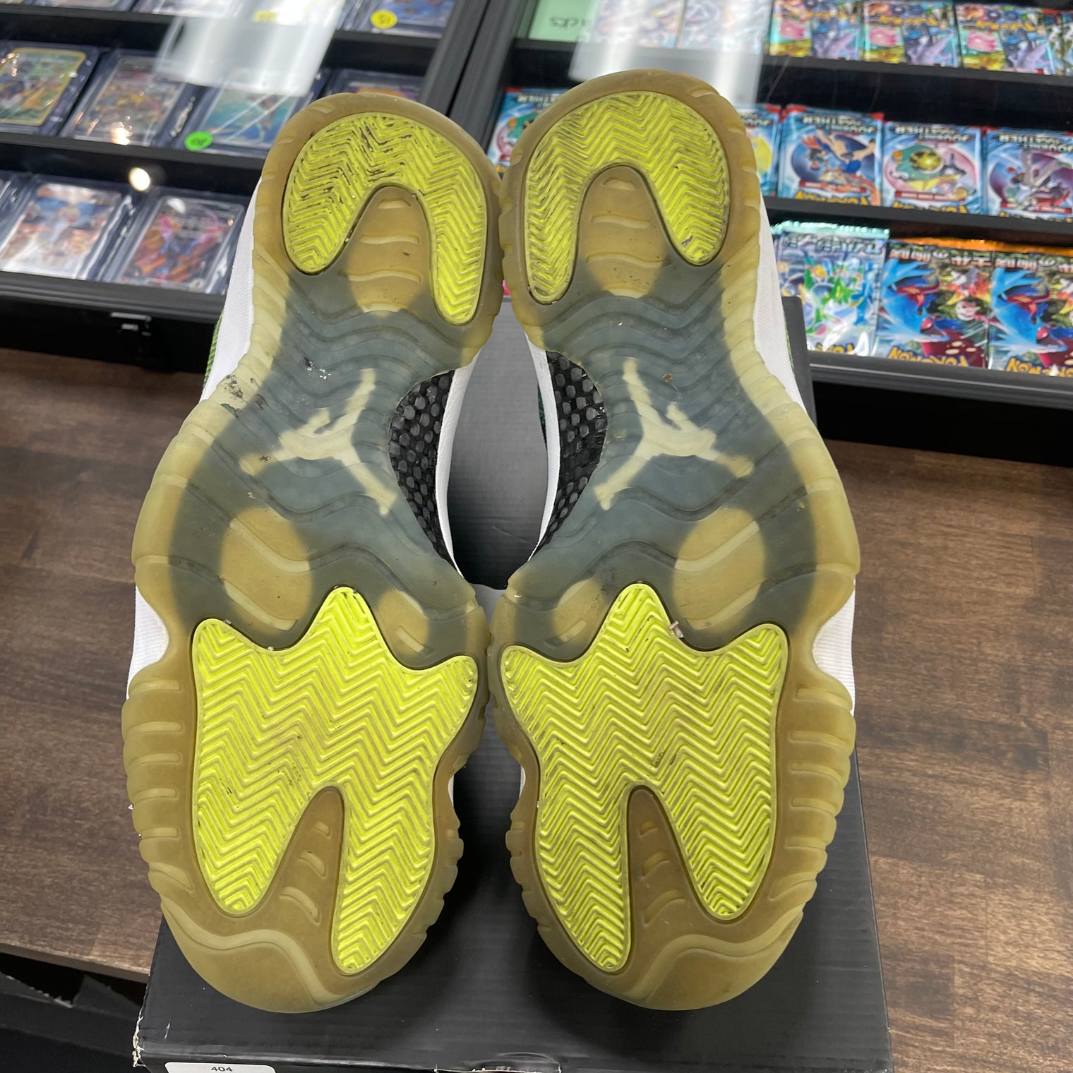 Green Snakeskin Jordan 11 Low (USED)