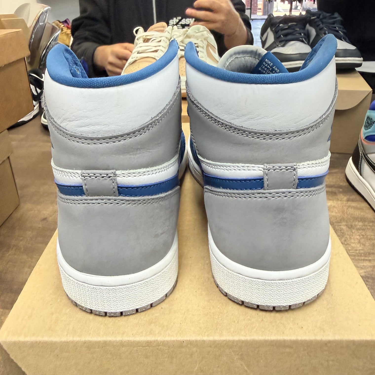 True Blue Jordan 1 High (USED, No Box)