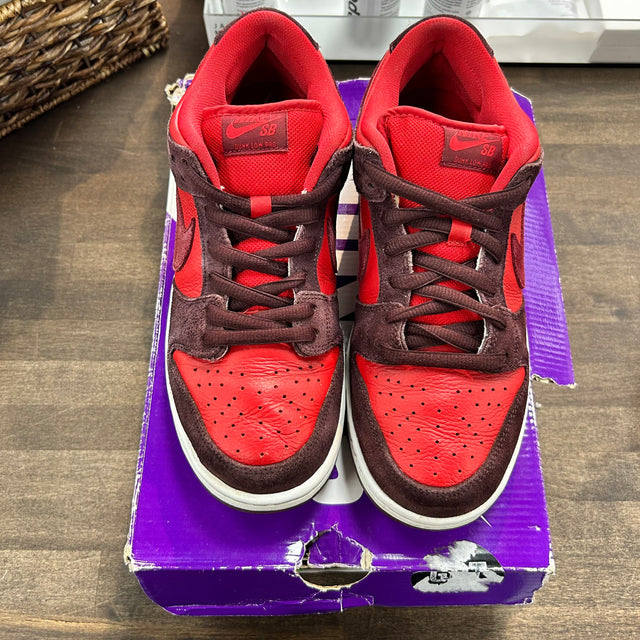 Cherry SB Dunk Low (USED)