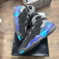 Jordan 8 Retro Aqua (2025) (US 8.5) (Lightly Worn)