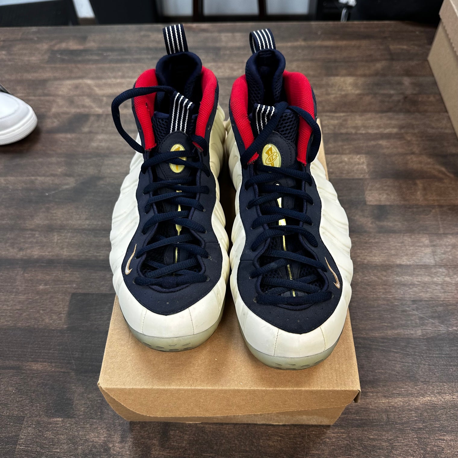 Olympic Nike Foamposite One (USED,No Box)
