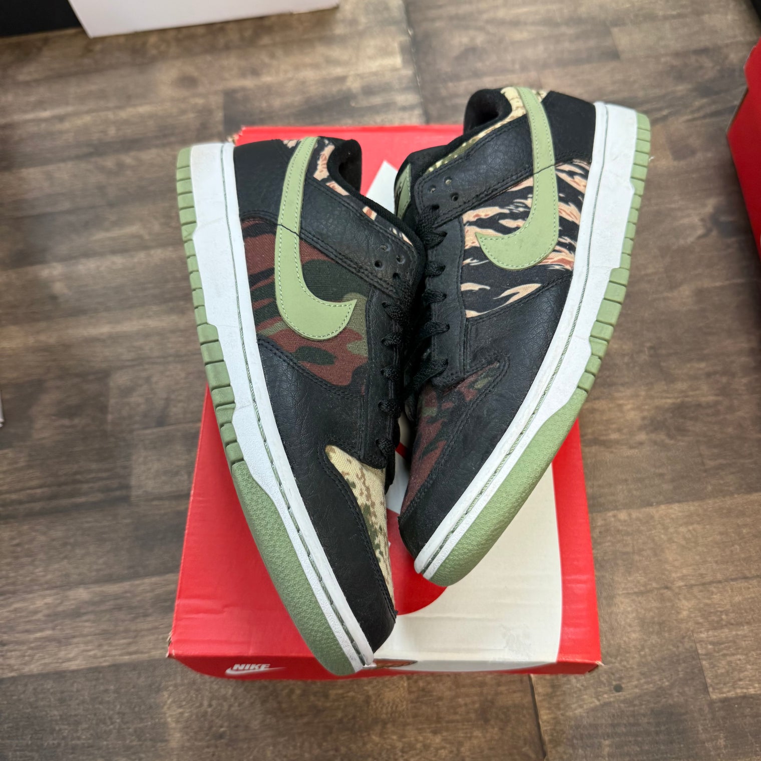 Crazy Camo Black Nike Dunk Low (USED)