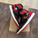Jordan 1 Retro High OG Patent Bred Size 10 (Pre-Owned) - Image 1