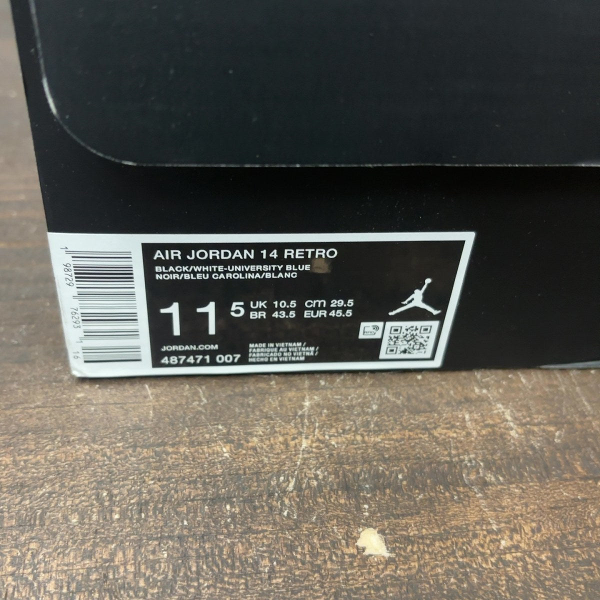 Jordan 14 Retro Black University Blue (2026) - Image 7