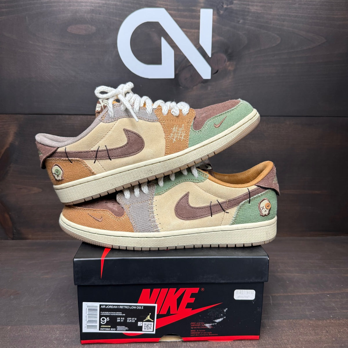 Jordan 1 Retro Low OG Zion Williamson Voodoo - Image 1