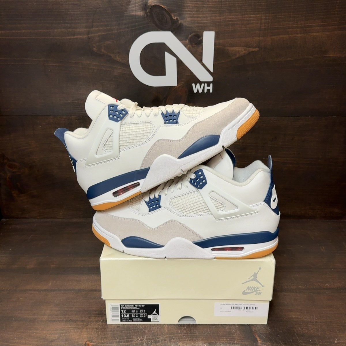 Jordan 4 Retro SB Navy - Image 1