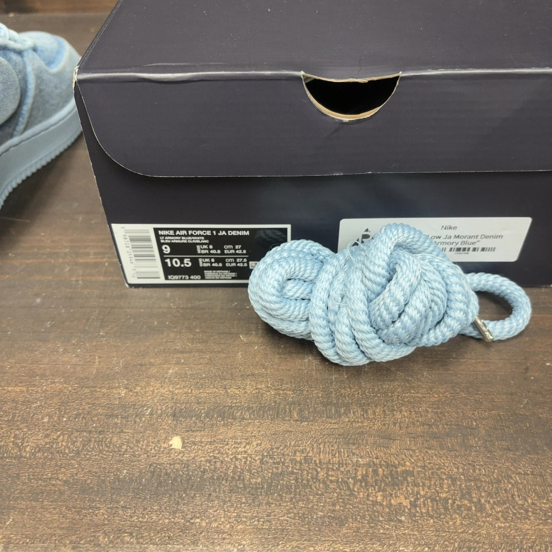 Nike Air Force 1 Low Ja Morant Denim Light Armory Blue - Image 7