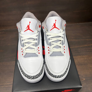 Jordan 3 Retro Fire Red (2022) Size 8.5 (Pre-Owned)