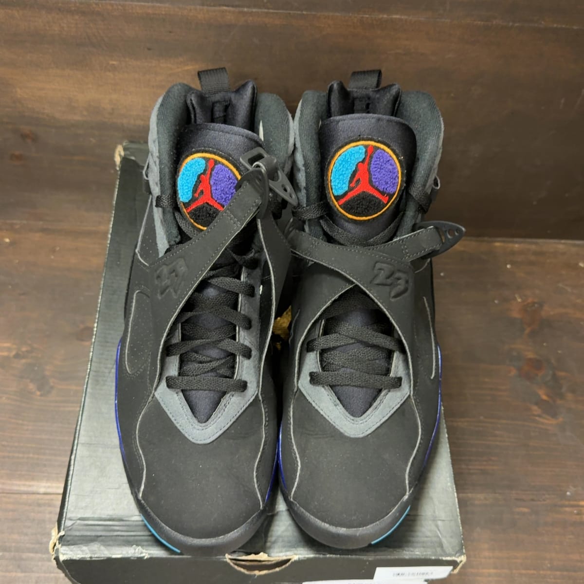 Jordan 8 Retro Aqua (2015) Size 10.5 (Pre-Owned) - tag