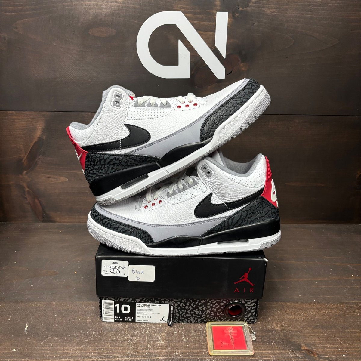 Jordan 3 Retro Tinker Hatfield Size 10 (Pre-Owned) - front