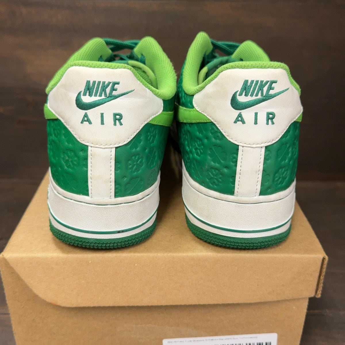 Nike Air Force 1 Low Shamrock St Patrick's Day (2021) Size 13 (Pre-Owned) - Image 5