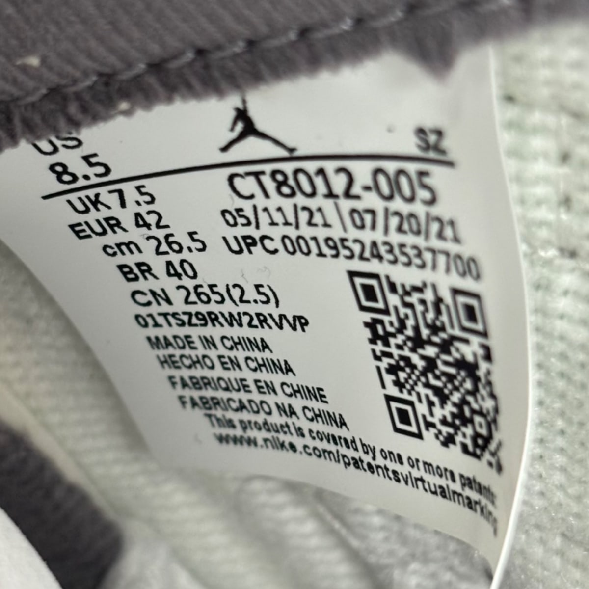 Jordan 11 Retro Cool Grey (2021) - Image 8