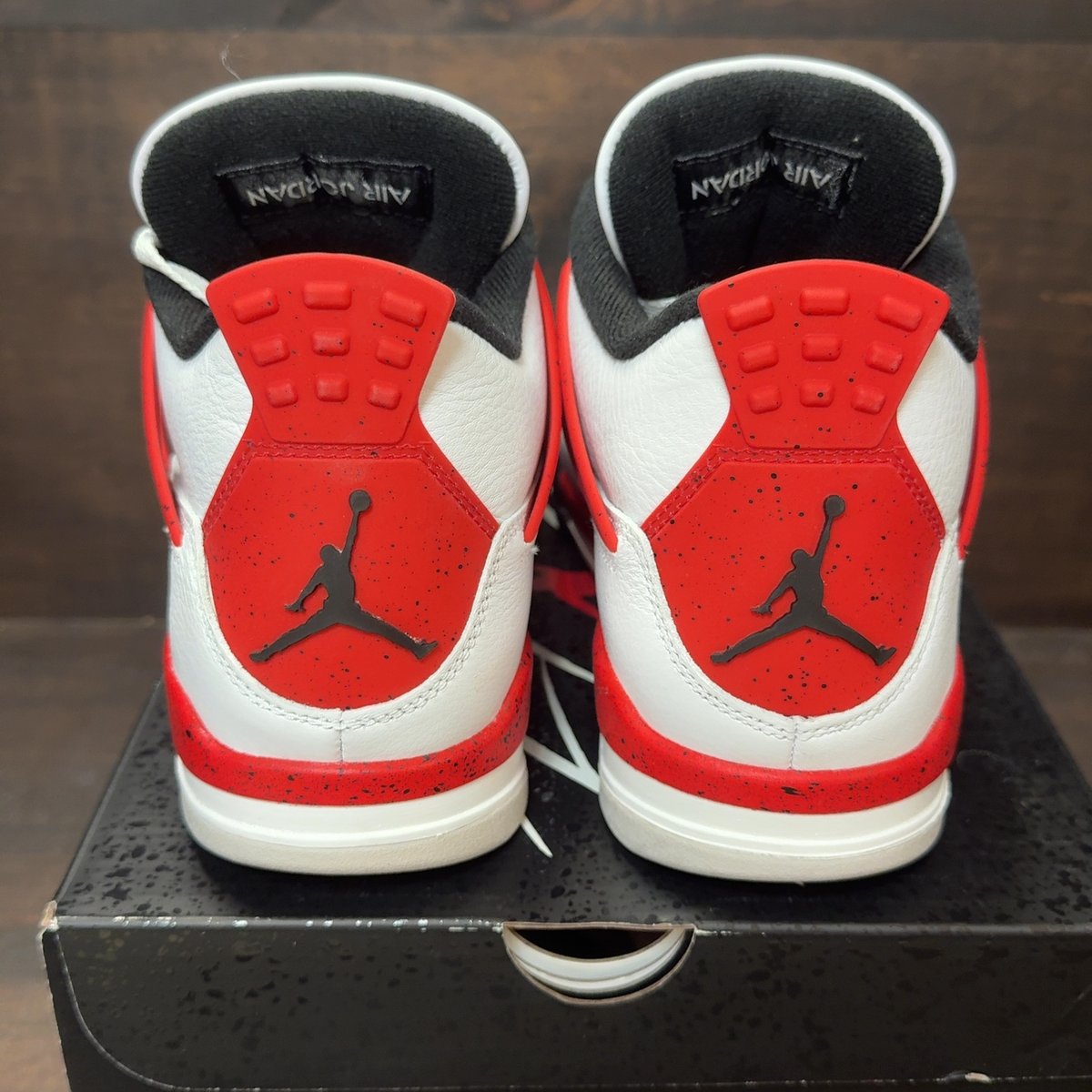Jordan 4 Retro Red Cement Size 8.5 (Pre-Owned) - aux