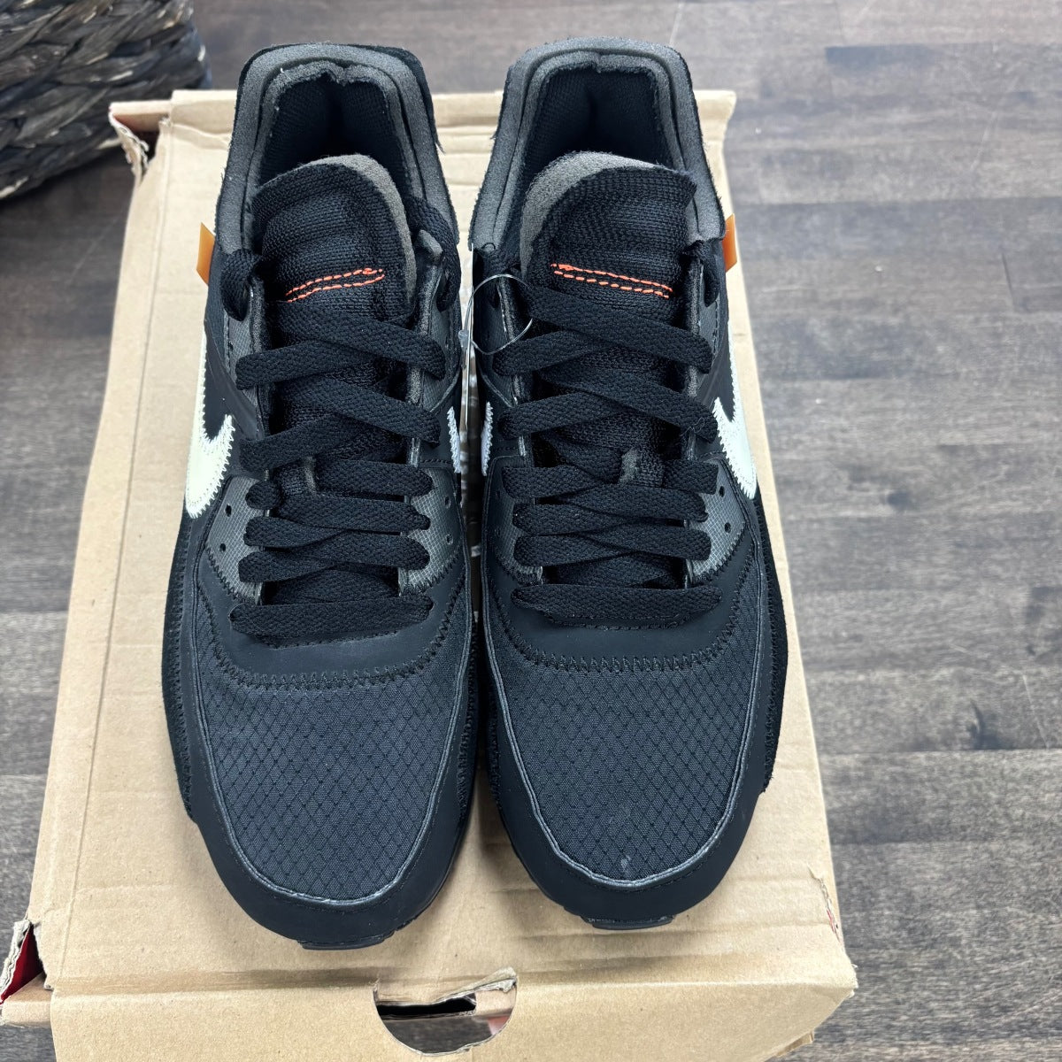 Nike Air Max 90 Off-White Black Size 6.5 (Pre-Owned) - Image 3