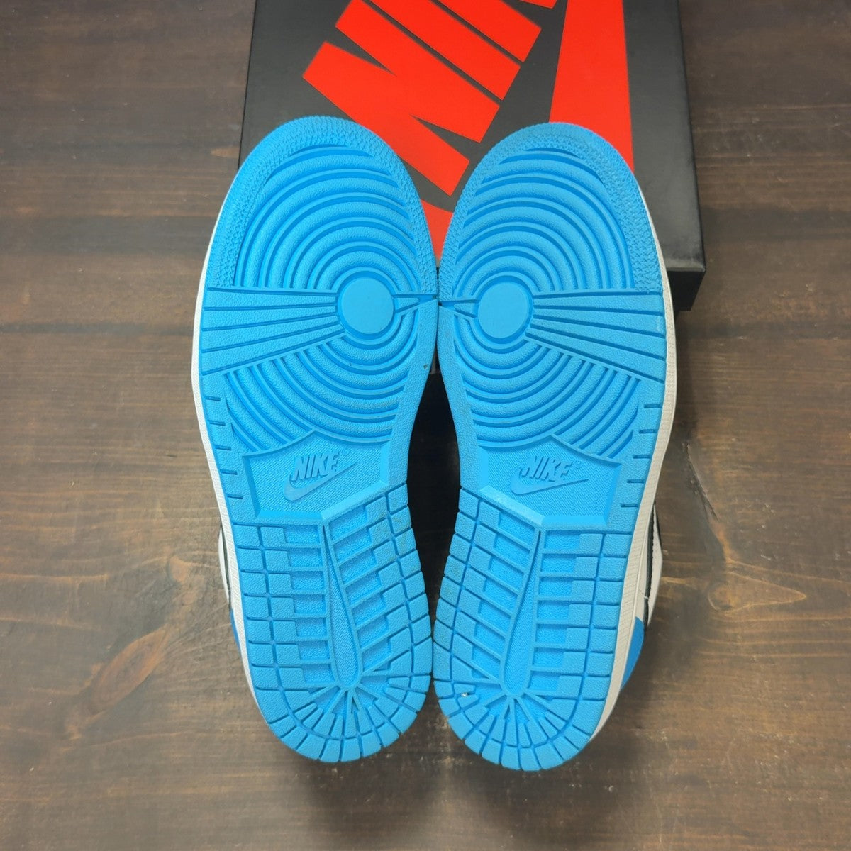 Jordan 1 Retro Low OG Black Dark Powder Blue (Women's) - Image 8