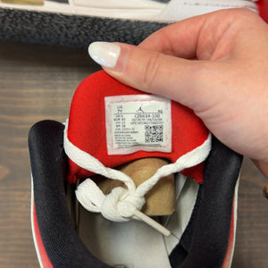 Jordan 3 Retro SE Fire Red Denim (GS) Size 7Y (Pre-Owned) - aux