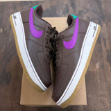 Nike Air Force 1 Low '07 Baroque Brown Vivid Purple Size 11.5 (Pre-Owned) - Image 1