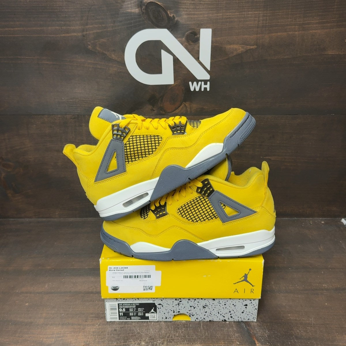 Jordan 4 Retro Lightning (2021) - Image 1