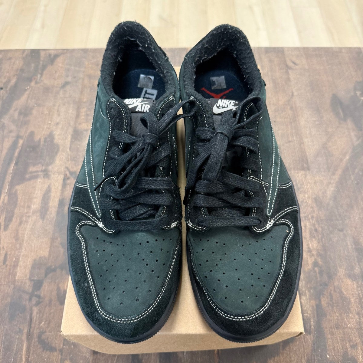 Jordan 1 Retro Low OG SP Travis Scott Black Phantom Size 14 (Pre-Owned) - Image 2